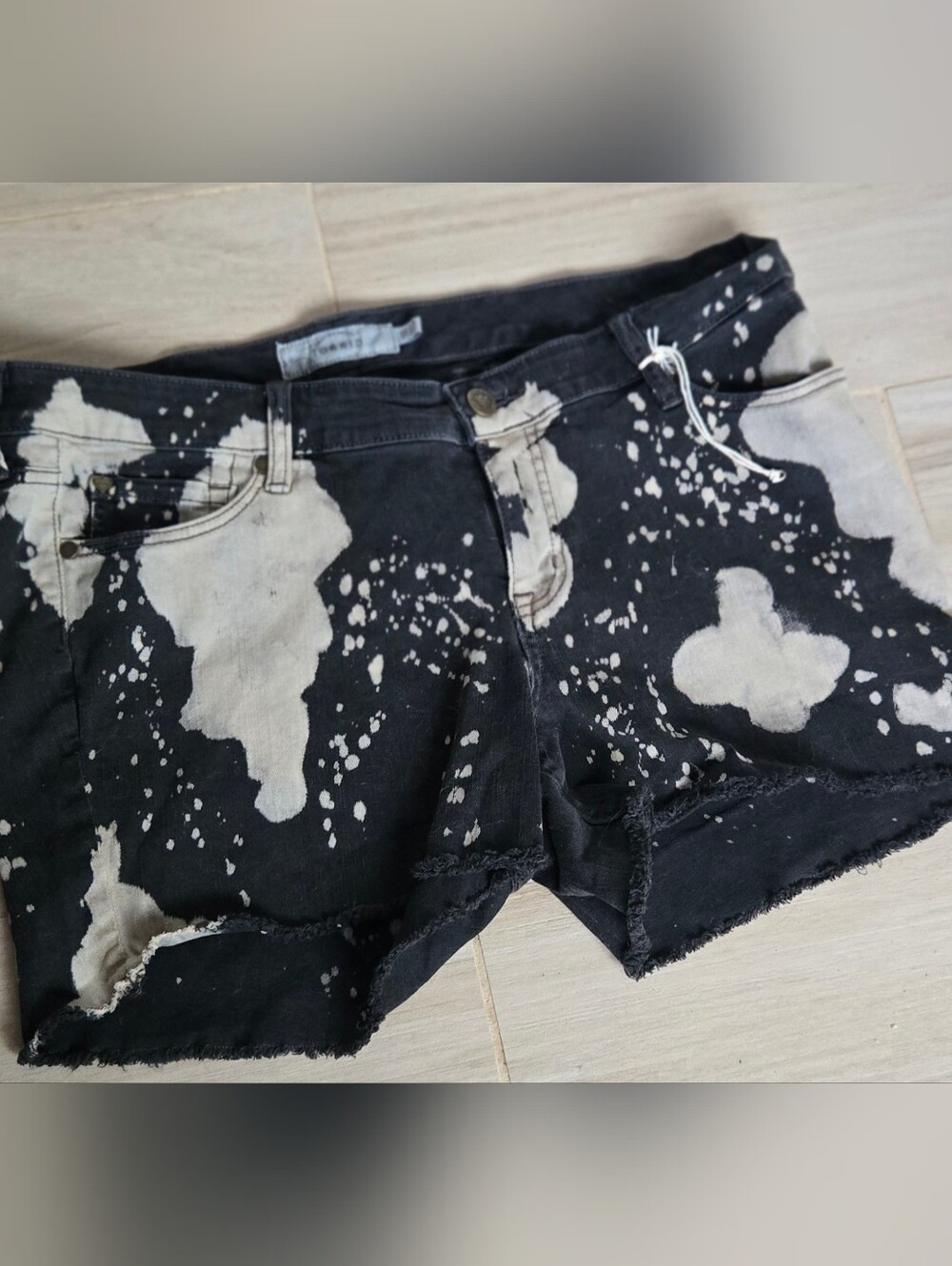 Distressed Jean Shorts